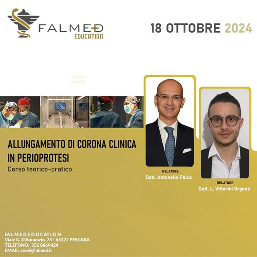 Allungamento di corona clinica in perioprotesi